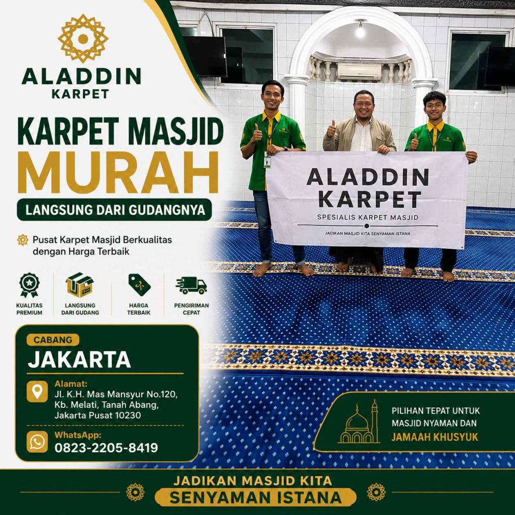 Karpet Murah Jakarta Untuk Masjid Nyaman Dan Tahan Lama